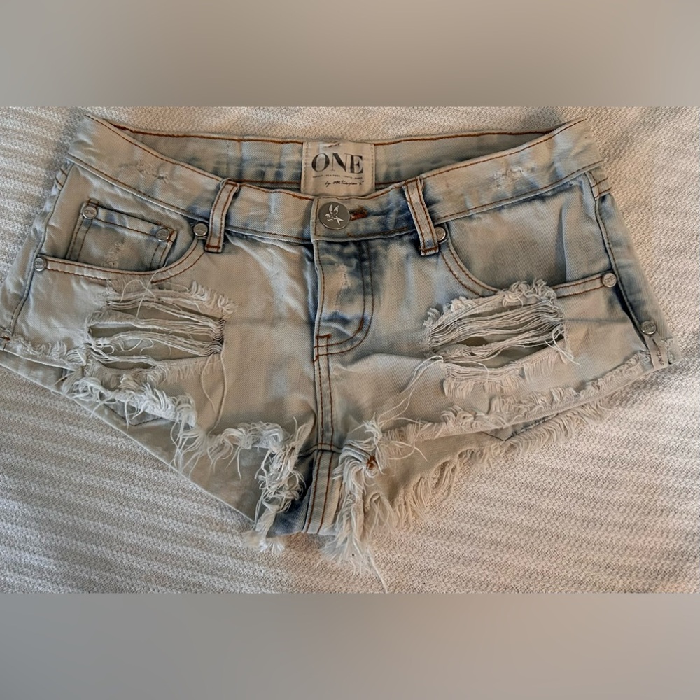 ONE TEASPOON TRASH WHORES SZ 25